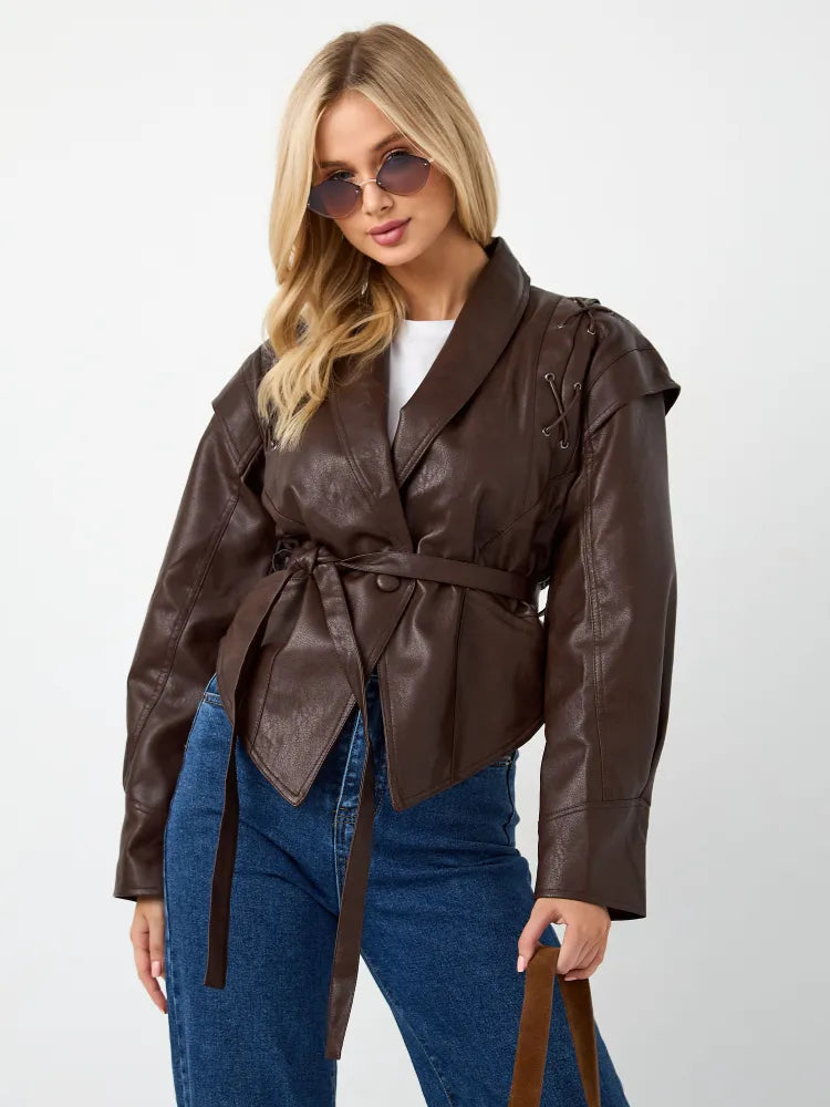 Liora Leather Jacket – Bold Elegance, Timeless Appeal