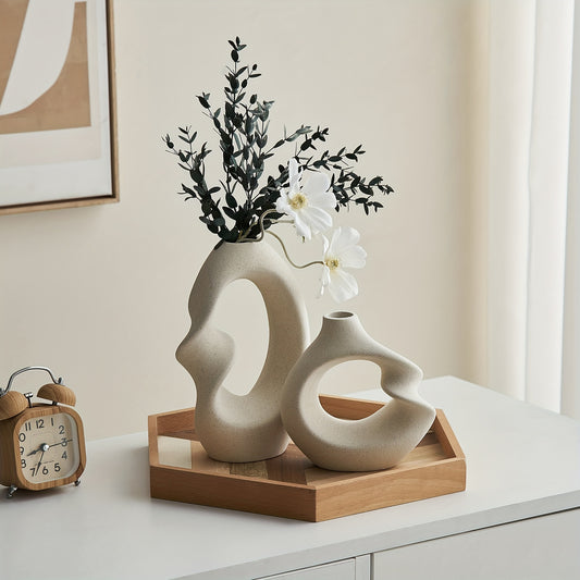 Lumié Ceramic Vase Set – Elegant Simplicity for Your Home